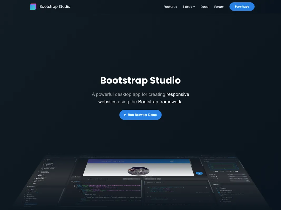 Bootstrap Studio screenshot 1