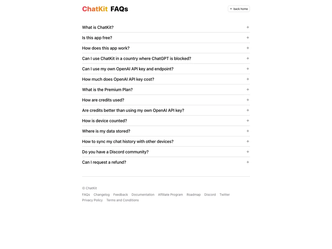 Chatkit screenshot 1