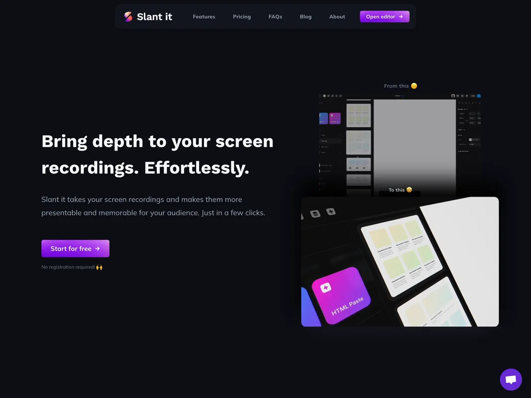 Slant it screenshot 1
