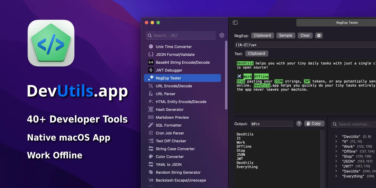 DevUtils screenshot 1