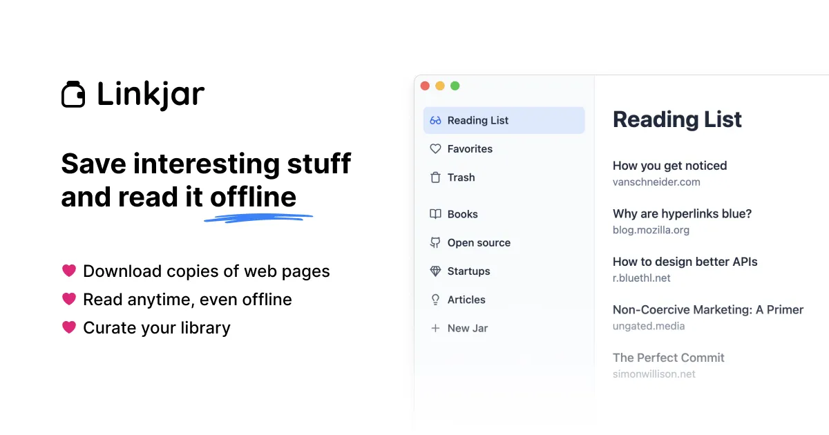 Linkjar screenshot 1