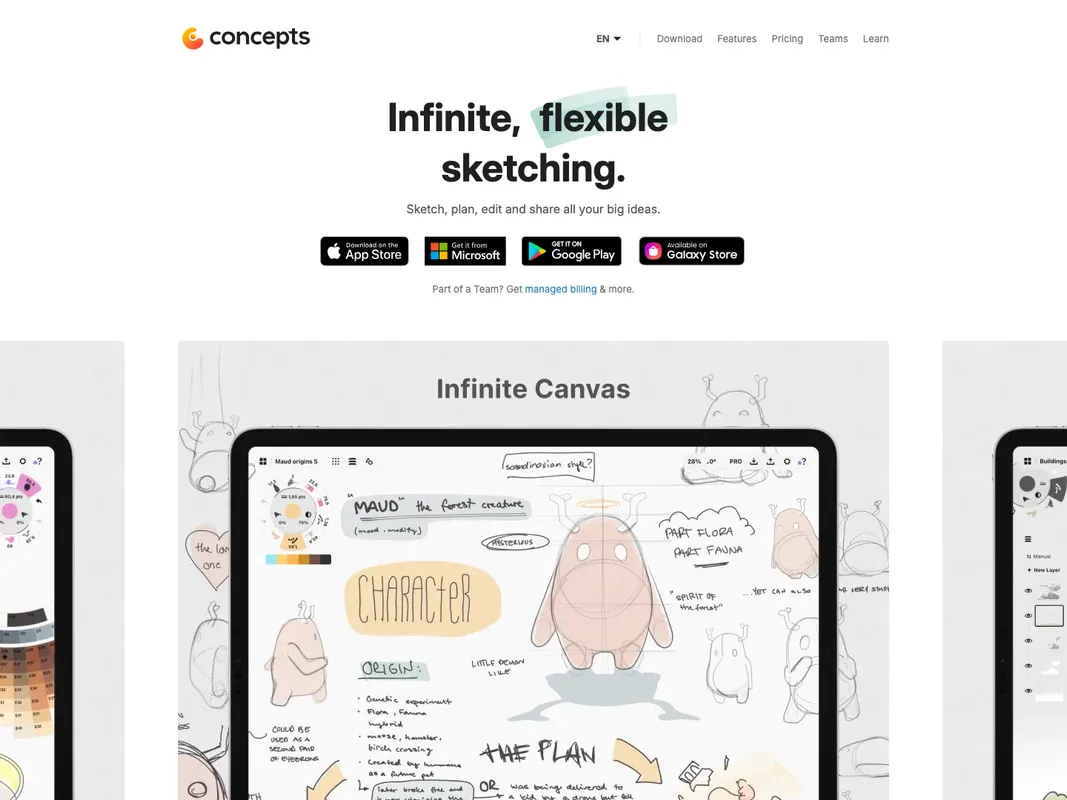 Concepts screenshot 1
