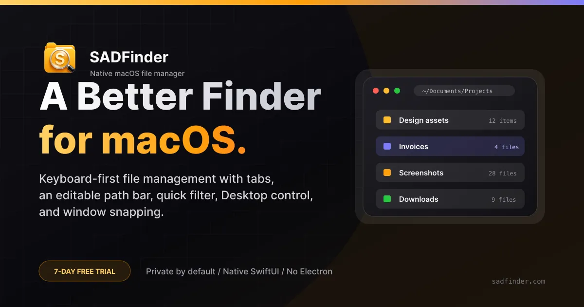 SADFinder screenshot 1