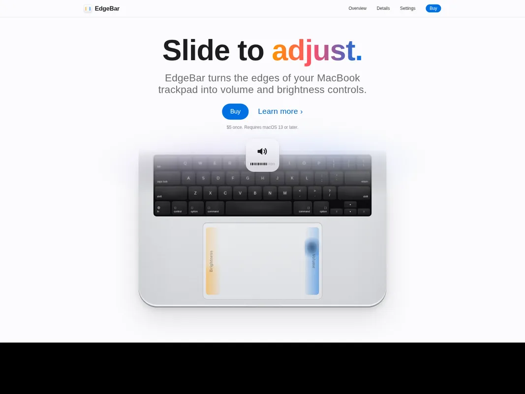 EdgeBar screenshot 1
