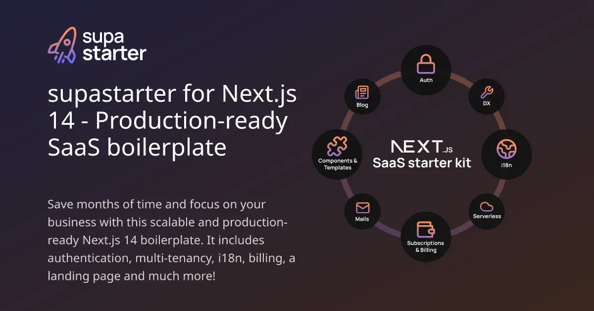 Supastarter screenshot 1