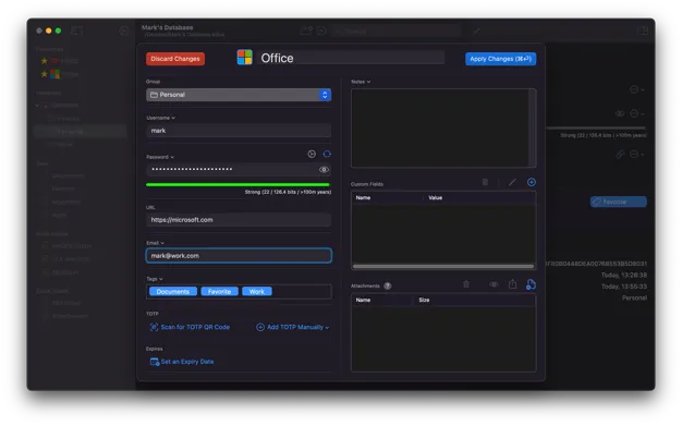 Strongbox screenshot 1