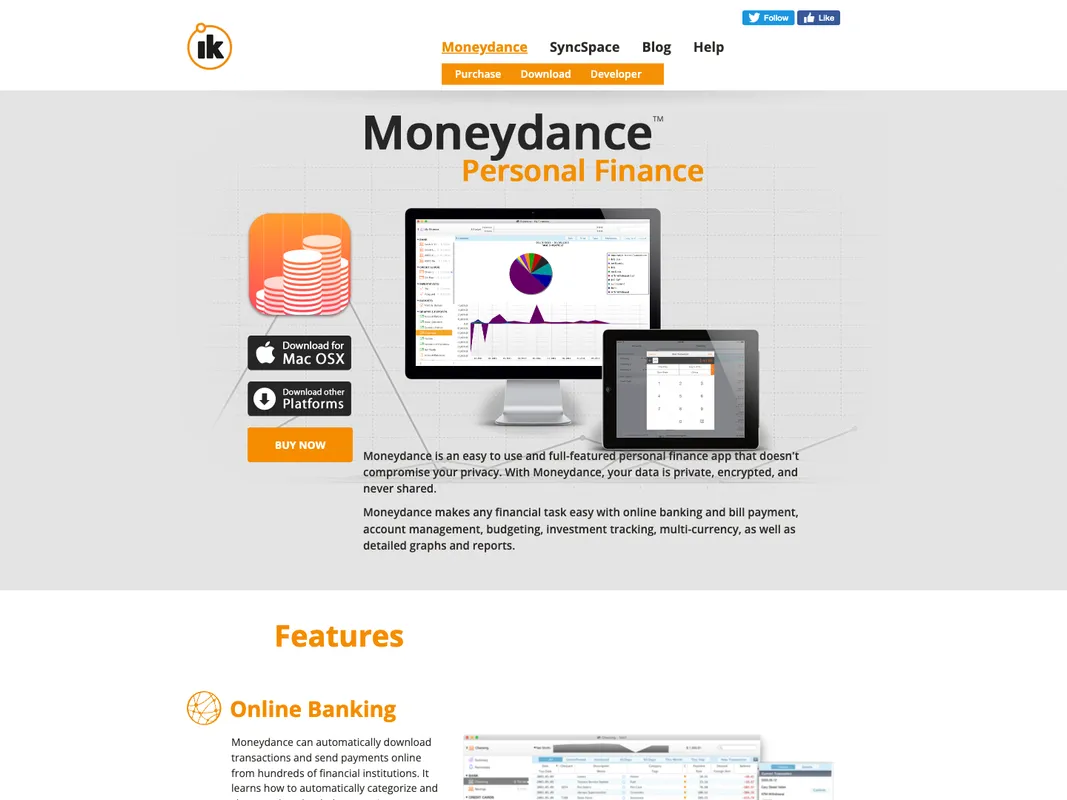 Moneydance screenshot 1