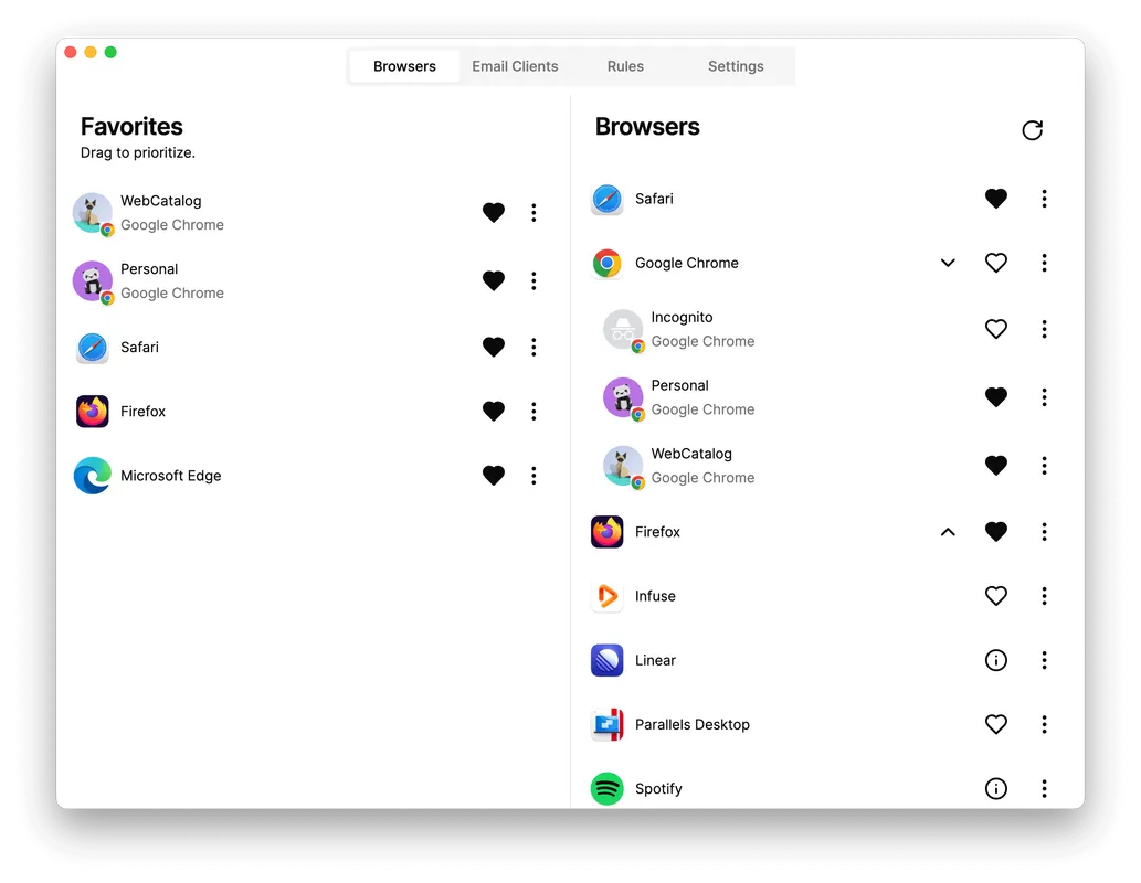Switchbar screenshot 1