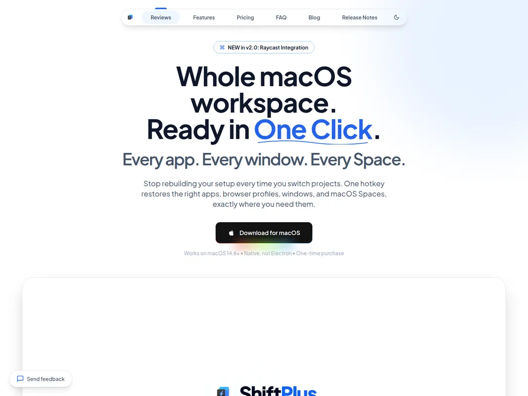 ShiftPlus screenshot 1