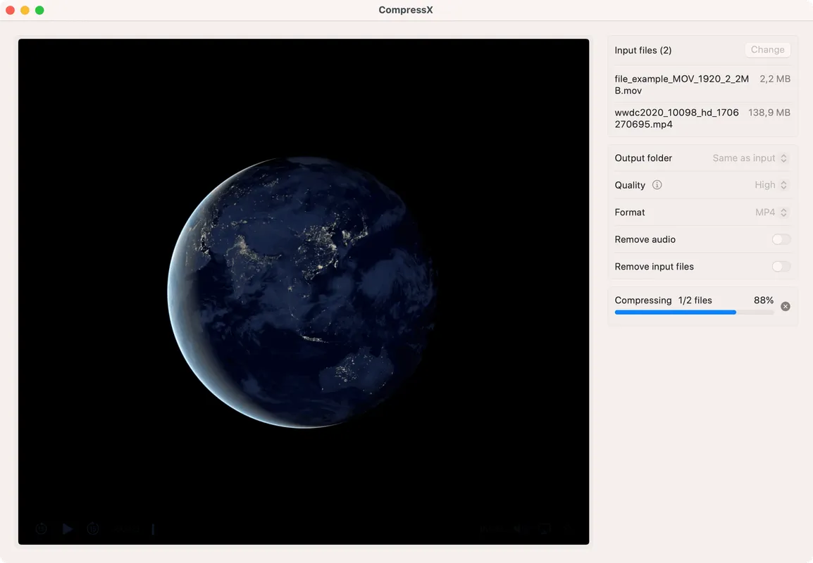CompressX screenshot 1