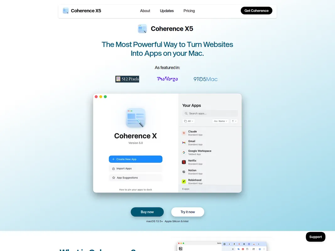 Coherence X5 screenshot 1