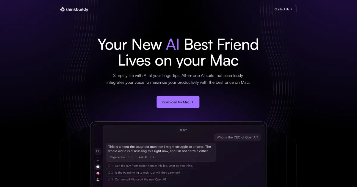 ThinkBuddy screenshot 1