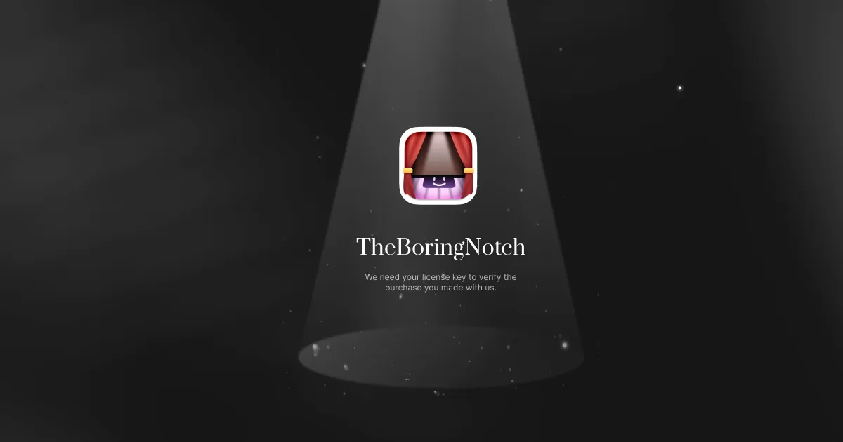 TheBoringNotch screenshot 1