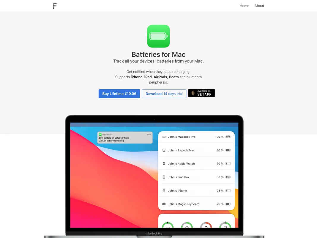Batteries screenshot 1