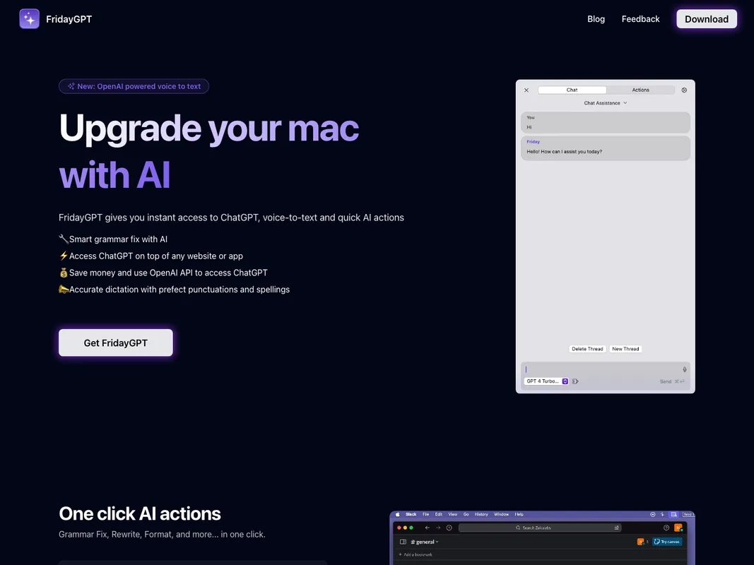 FridayGPT screenshot 1