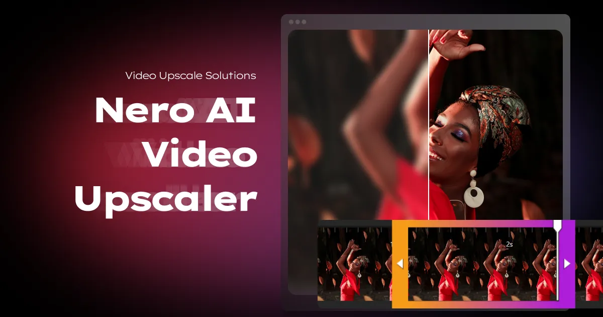 Nero AI Video Upscaler screenshot 1