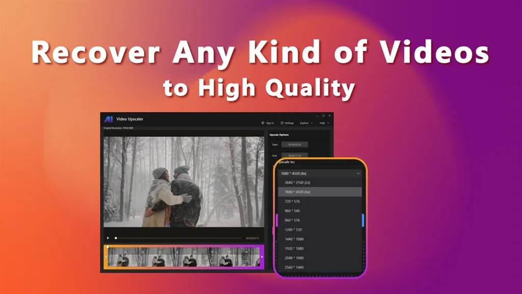 Nero AI Video Upscaler thumbnail 2