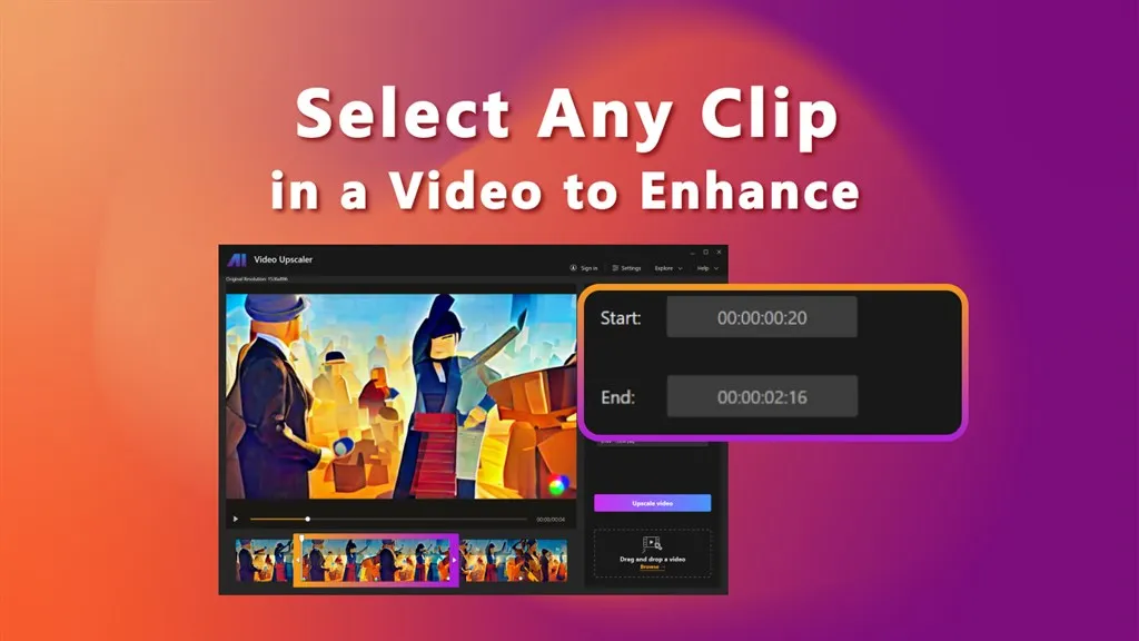 Nero AI Video Upscaler thumbnail 3